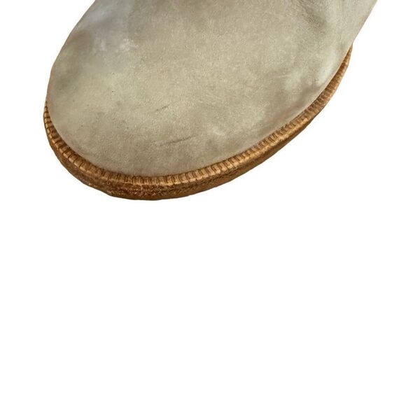 UGG Elora Sahara Nubuck Leather Ankle Boots Taupe Beige Tan Pull On Size 7 - Picture 5 of 8